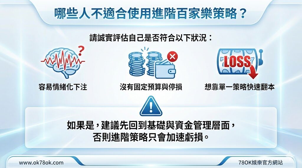 百家樂進階策略｜78OK娛樂城牌桌介面