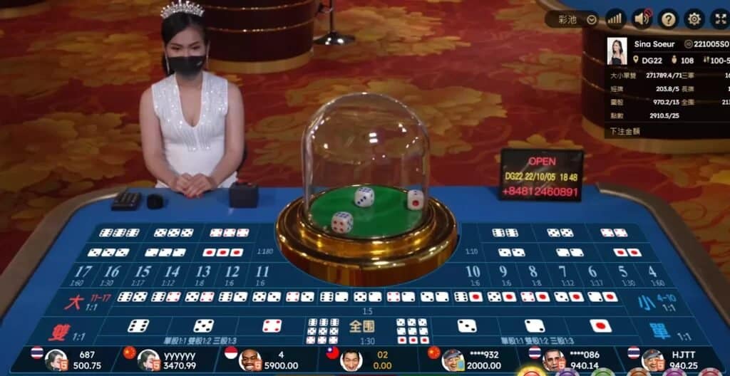 78OK娛樂獨家解析:線上骰寶 vs 實體骰寶,差別不只是地點,還有你的「贏錢思維」 2 線上骰寶vs實體骰寶|遊戲介面比較圖